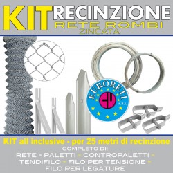 KIT RETE ROMBOIDALE PLASTIFICATA